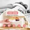 96 Pcs Rose Gold Baby Shower Tableware Set 350 GSM Pink Girl Baby Shower Plates and Napkins Floral Baby Girl for Girl Baby Shower Gender Reveal Party Supplies Serves 24